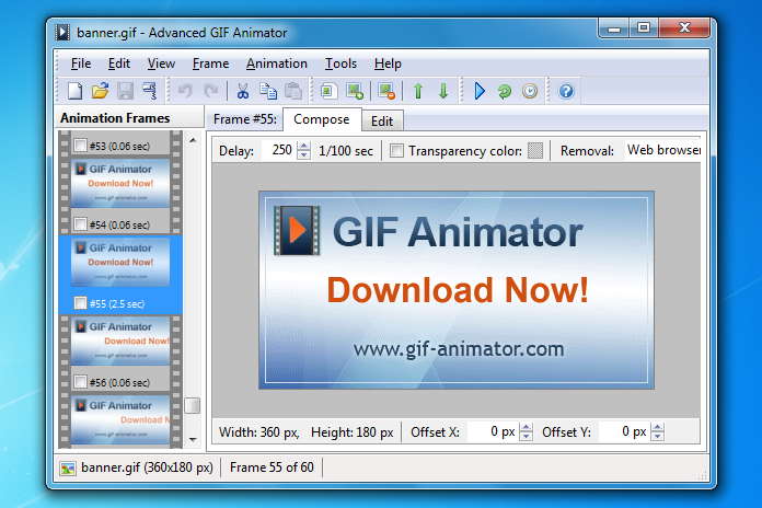 Advanced GIF Animator screen shot